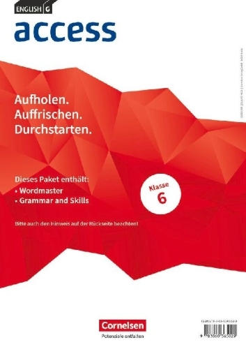 Buchcover und Innenansicht für das Buch: English G Access Band 2: 6. Schuljahr - Wordmaster und Grammar and Skills (Im Paket)