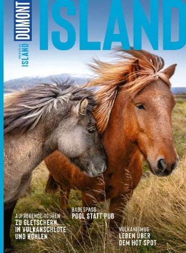 Buchcover und Innenansicht für das Buch: DUMONT Bildatlas Island
