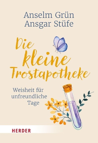 Buchcover und Innenansicht für das Buch: Die kleine Trostapotheke