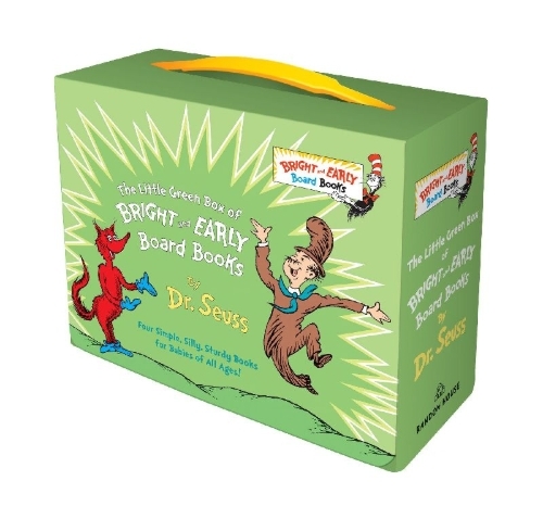 Buchcover und Innenansicht für das Buch: Little Green Box of Bright and Early Board Books
