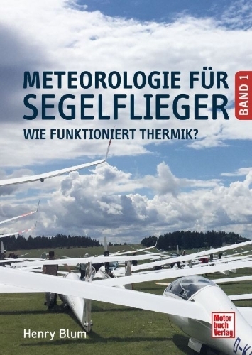 Buchcover und Innenansicht für das Buch: Meteorologie für Segelflieger Band 1