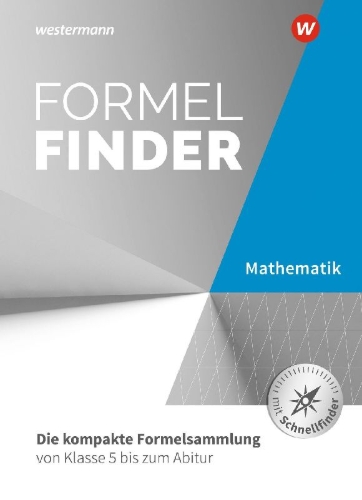 Buchcover und Innenansicht für das Buch: Formelfinder. Mathematik  - Ausgabe für die Sekundarstufe I und II an Gymnasien