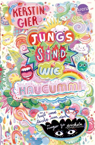 Buchcover und Innenansicht für das Buch: Jungs sind wie Kaugummi - süß und leicht um den Finger zu wickeln