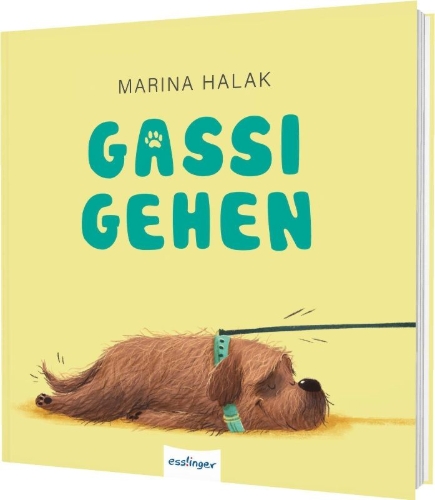 Buchcover und Innenansicht für das Buch: Gassi gehen