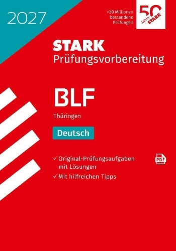Buchcover und Innenansicht für das Buch: STARK Deutsch 10. Klasse - BLF Gymnasium 2027 Thüringen