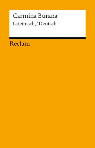 Buchcover und Innenansicht für das Buch: Carmina Burana. Lateinisch/Deutsch