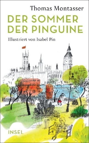 Buchcover und Innenansicht für das Buch: Der Sommer der Pinguine