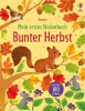 Buchcover und Innenansicht für das Buch: Mein erstes Stickerbuch: Bunter Herbst