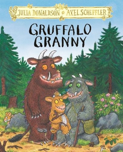 Buchcover und Innenansicht für das Buch: Gruffalo Granny