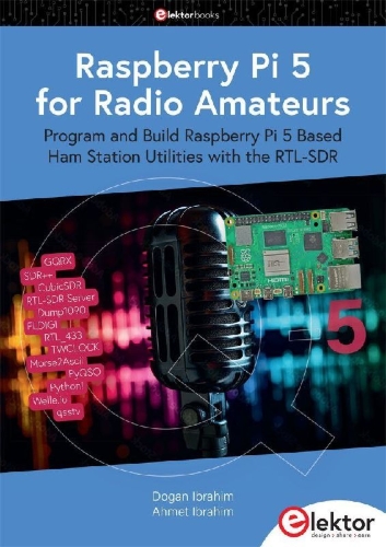 Buchcover und Innenansicht für das Buch: Raspberry Pi 5 for Radio Amateurs