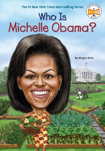 Buchcover und Innenansicht für das Buch: Who Is Michelle Obama?