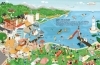 Buchcover und Innenansicht für das Buch: Wimmelbuch Österreich