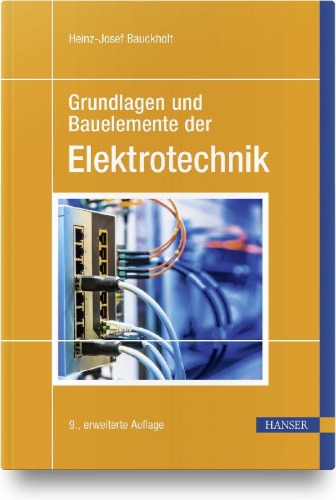 Buchcover und Innenansicht für das Buch: Grundlagen und Bauelemente der Elektrotechnik