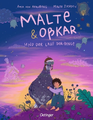 Buchcover und Innenansicht für das Buch: Malte & Oßkar und der Lauf der Dinge