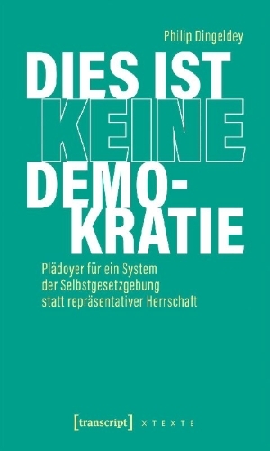 Buchcover und Innenansicht für das Buch: Dies ist keine Demokratie