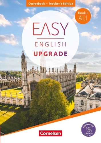 Buchcover und Innenansicht für das Buch: Easy English Upgrade. Book 1 - A1.1. - Coursebook - Teacher's Edition