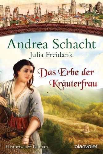 Buchcover und Innenansicht für das Buch: Das Erbe der Kräuterfrau