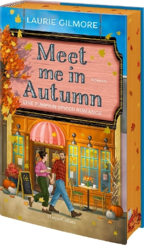 Buchcover und Innenansicht für das Buch: The Pumpkin Spice Café