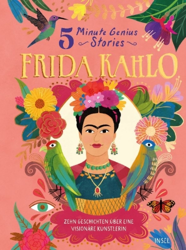Buchcover und Innenansicht für das Buch: 5 Minute Genius Stories: Frida Kahlo