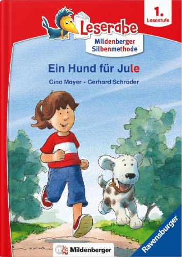 Buchcover und Innenansicht für das Buch: Leserabe - Ein Hund für Jule