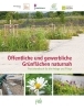 Buchcover und Innenansicht für das Buch: Öffentliche und gewerbliche Grünflächen naturnah