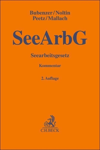Buchcover und Innenansicht für das Buch: Seearbeitsgesetz