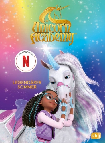 Buchcover und Innenansicht für das Buch: Unicorn Academy - Novelization, Legendary Summer