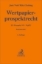 Buchcover und Innenansicht für das Buch: Wertpapierprospektrecht