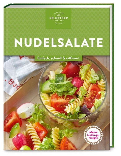 Buchcover und Innenansicht für das Buch: Meine Lieblingsrezepte: Nudelsalate