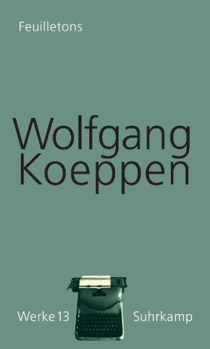 Buchcover und Innenansicht für das Buch: Feuilletons. Werke in 16 Bänden, Band 13