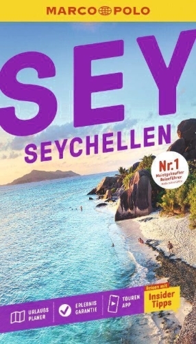 Buchcover und Innenansicht für das Buch: MARCO POLO Reiseführer Seychellen