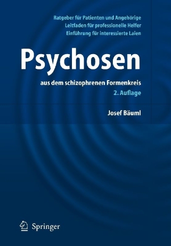 Buchcover und Innenansicht für das Buch: Psychosen aus dem schizophrenen Formenkreis