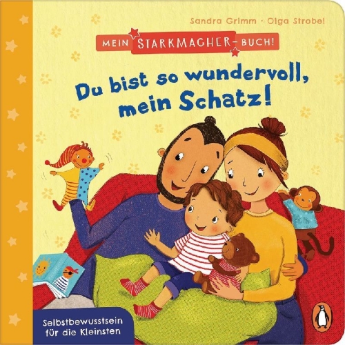 Buchcover und Innenansicht für das Buch: Mein Starkmacher-Buch! - Du bist so wundervoll, mein Schatz!