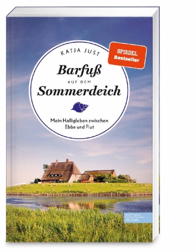 Buchcover und Innenansicht für das Buch: Barfuß auf dem Sommerdeich