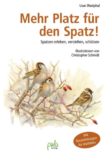 Buchcover und Innenansicht für das Buch: Mehr Platz für den Spatz!