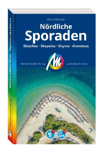 Buchcover und Innenansicht für das Buch: MICHAEL MÜLLER Reiseführer Nördliche Sporaden