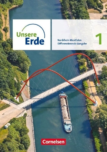 Buchcover und Innenansicht für das Buch: Unsere Erde Band 1. Nordrhein-Westfalen - Schülerbuch