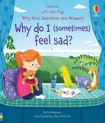 Buchcover und Innenansicht für das Buch: Very First Questions & Answers: Why Do I (Sometimes) Feel Sad?
