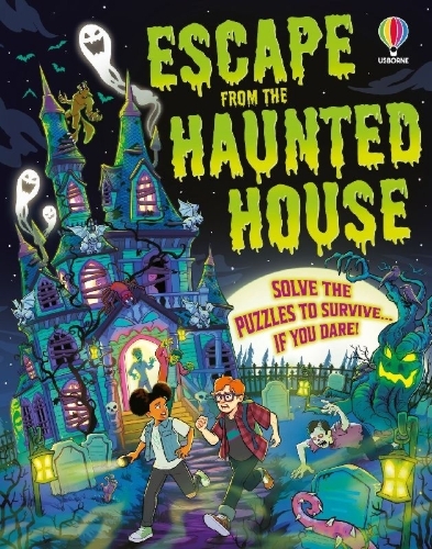 Buchcover und Innenansicht für das Buch: Escape from the Haunted House