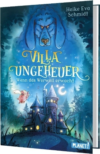 Buchcover und Innenansicht für das Buch: Villa Ungeheuer