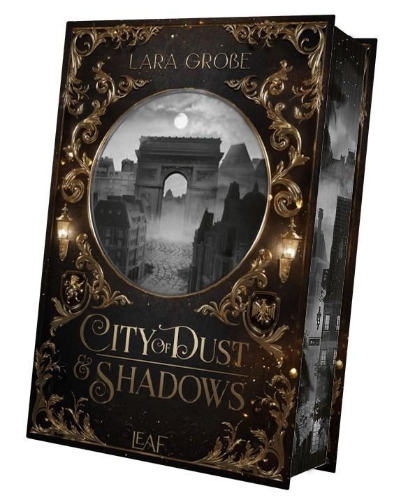 Buchcover und Innenansicht für das Buch: City of Dust and Shadows