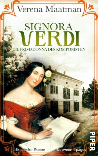 Buchcover und Innenansicht für das Buch: Signora Verdi. Die Primadonna des Komponisten