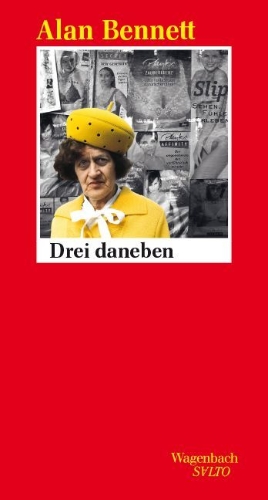 Buchcover und Innenansicht für das Buch: Drei daneben