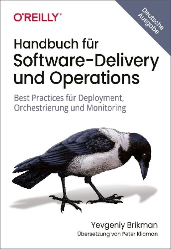 Buchcover und Innenansicht für das Buch: Handbuch für Software-Delivery und Operations