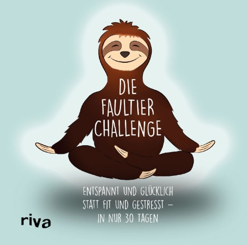 Buchcover und Innenansicht für das Buch: Die Faultier-Challenge