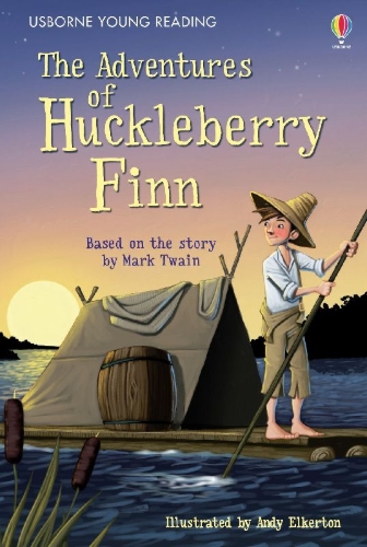 Buchcover und Innenansicht für das Buch: The Adventures of Huckleberry Finn