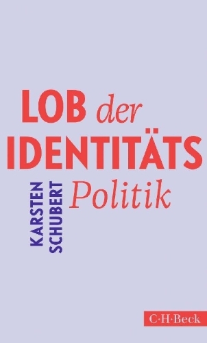 Buchcover und Innenansicht für das Buch: Lob der Identitätspolitik