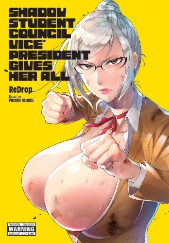Buchcover und Innenansicht für das Buch: Shadow Student Council Vice President Gives Her All