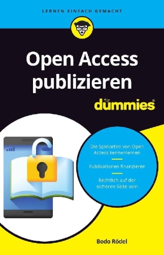 Buchcover und Innenansicht für das Buch: Open Access publizieren für Dummies