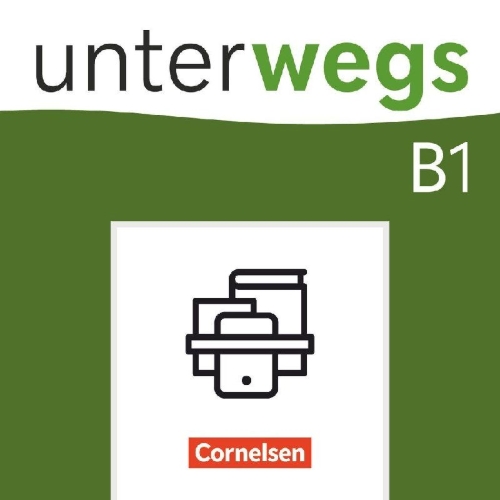 Buchcover und Innenansicht für das Buch: Unterwegs B1: Gesamtband - Allgemeine Ausgabe - Kurs- und Übungsbuch - Im Paket